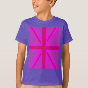 Fuchsia Union Jack T-Shirt