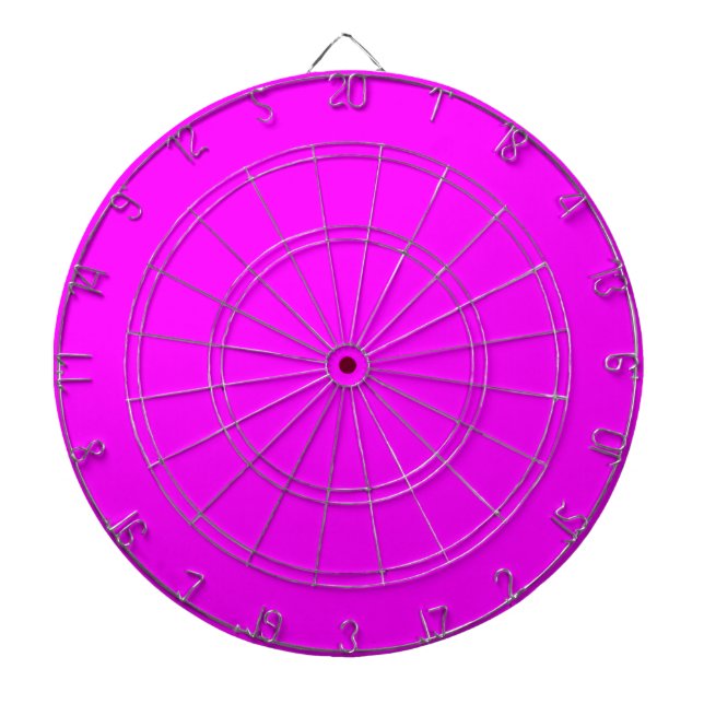 Fuchsia Violet Dartboard (Front)