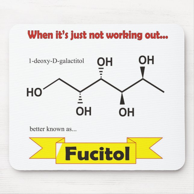 Fucitol Organic molecule Mouse Pad (Front)