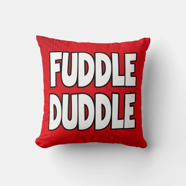 Fuddle Shiddle Cushion (Front)