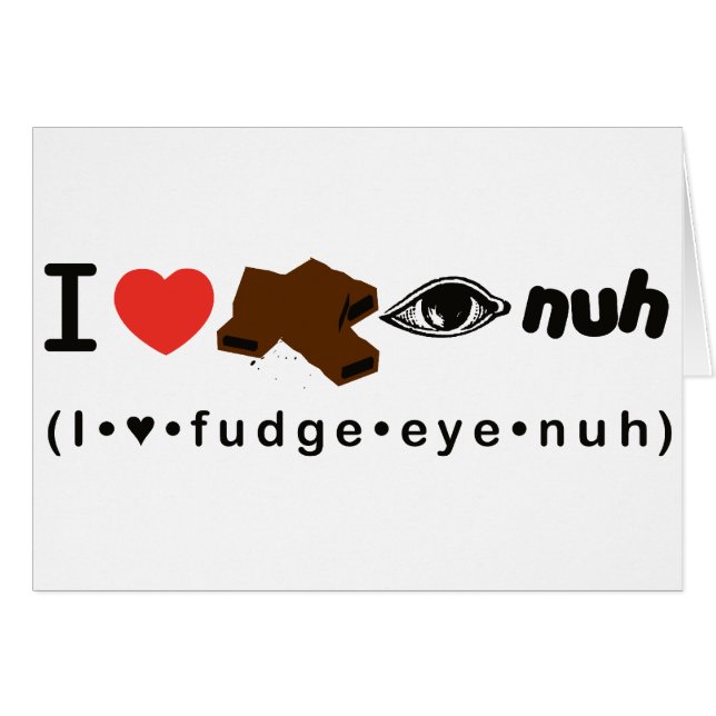 Fudge Eye Nuh (Front Horizontal)