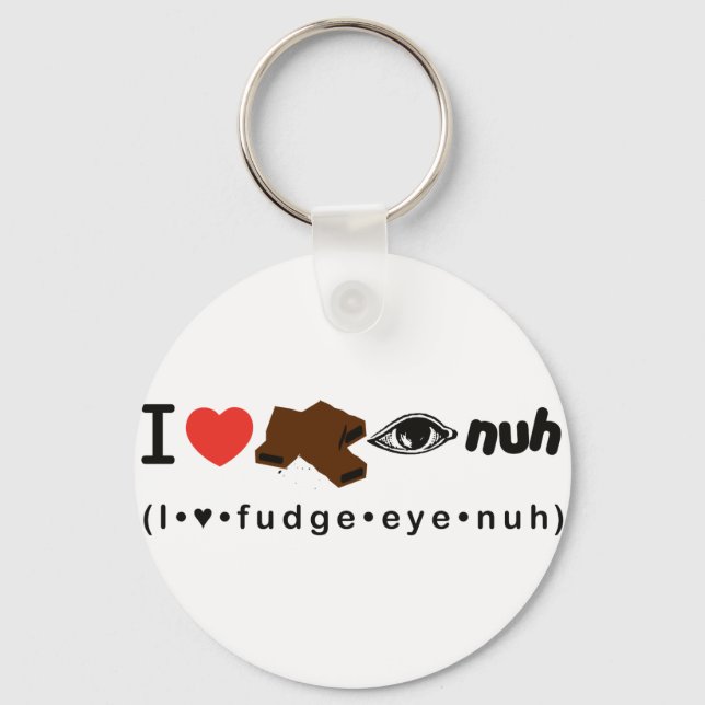 Fudge Eye Nuh Key Ring (Front)