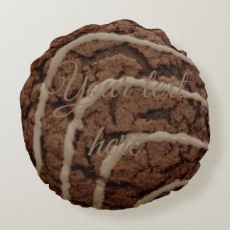 Fudge round cake pillow