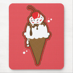 Fudge Sundae Mouse Pad