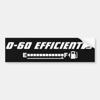 Fuel Efficiency Hypermiler Bumper Sticker