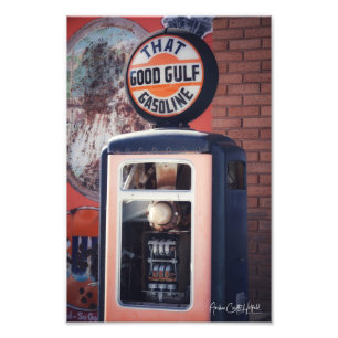 Fuel Pump Orange Photo Print