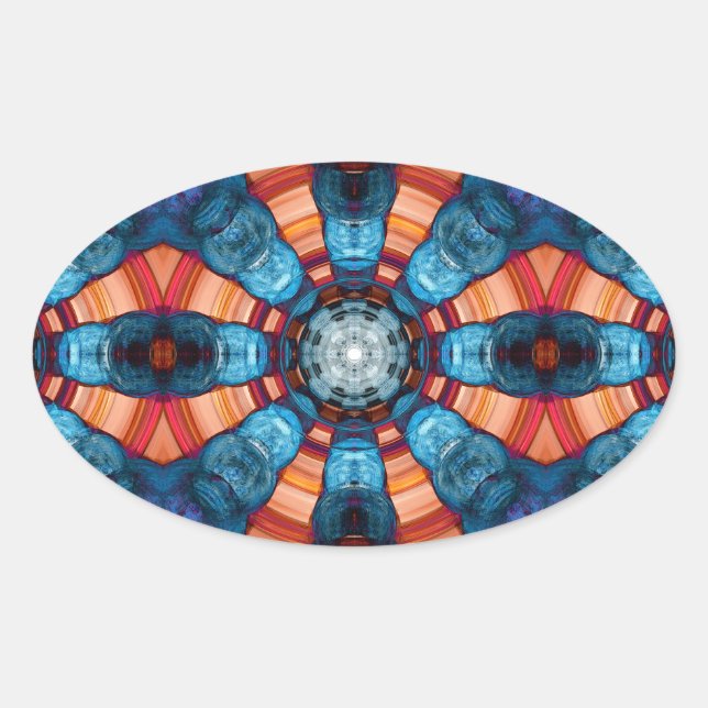 Fuel Rods Oval Sticker (Front)