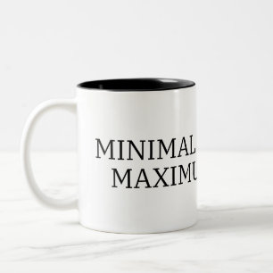 Fuel the Impact Minimal Interface High-Contrast Two-Tone Coffee Mug