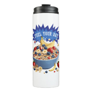 Fuel Your Day Cereal Thermal Tumbler