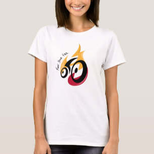 Fuel Your Fire. cycling motivation T-Shirt
