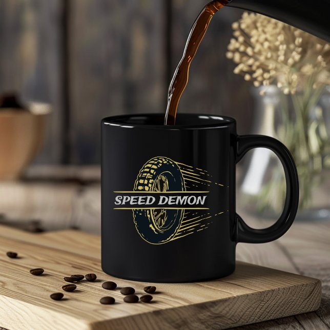 Fuel Your Mornings with the Speed Demon Coffee Mug (Creator Uploaded)