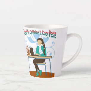 Fueled by Caffeine & Copy Paste Mug – Funny Coding
