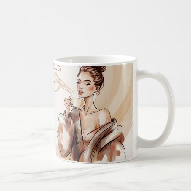 Fueled by Coffee & Ambition – Hustle Mug (Right)