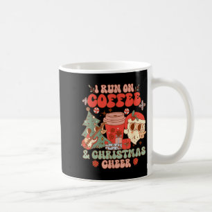 Fueled By Coffee &amp; Christmas Cheer Funny Coffe Coffee Mug