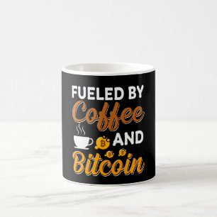 FUELED BY COFFEE AND BITCOIN COFFEE MUG