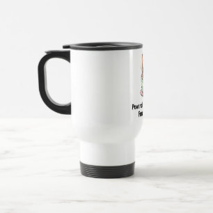Fueled by Coffee and Frenchie Chaos Cute French Travel Mug