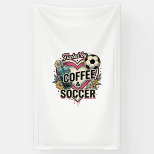 Fueled By Coffee And Soccer Vintage Shirt Design_1 Banner