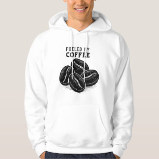 Fueled by Coffee – Funny Coffee Lover Design Hoodie
