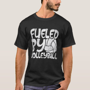 Fueled By Volleyball Beach Volleyball Men Women Ki T-Shirt