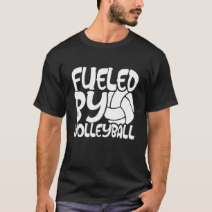 Fueled By Volleyball Beach Volleyball Men Women Ki T-Shirt