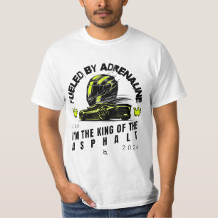 Fuelled by Adrenaline - Bold Dynamic Design T-Shirt