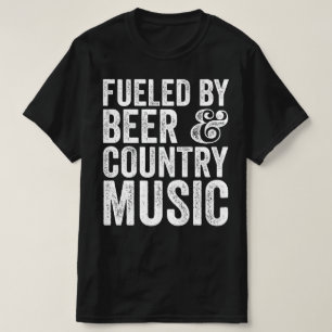 Fuelled By Beer And Country Music T-Shirt
