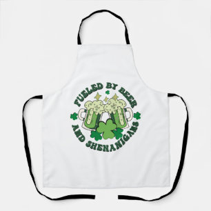 Fuelled By Beer And Shenanigans Apron
