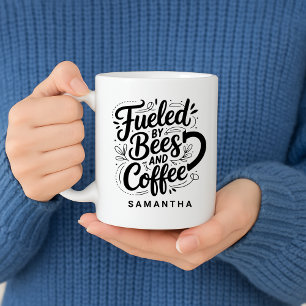 Fuelled by Bees & Coffee Gift for Bee Keeper Mug