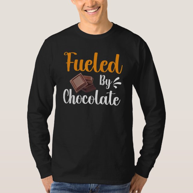 Fuelled By Chocolate Cookie T-Shirt (Front)
