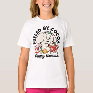 Fuelled by Cocoa and Puppy Dreams – Cute Winter Do T-Shirt