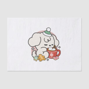 Fuelled by Cocoa and Puppy Dreams – Cute Winter Do Tissue Paper