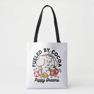 Fuelled by Cocoa and Puppy Dreams – Cute Winter Do Tote Bag