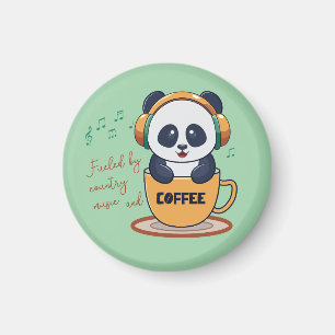 fuelled by coffee and country music magnet