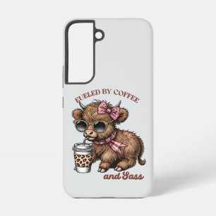 Fuelled by Coffee and Sass Samsung Galaxy Case