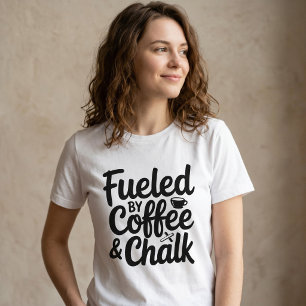 Fuelled by Coffee & Chalk Women's  Tri-Blend Shirt