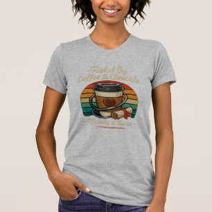 Fuelled By Coffee & Clinicals Nurse Graduation Shi T-Shirt