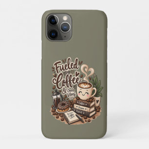 Fuelled by Coffee & Good Vibes – Cute Coffee Lover Case-Mate iPhone Case