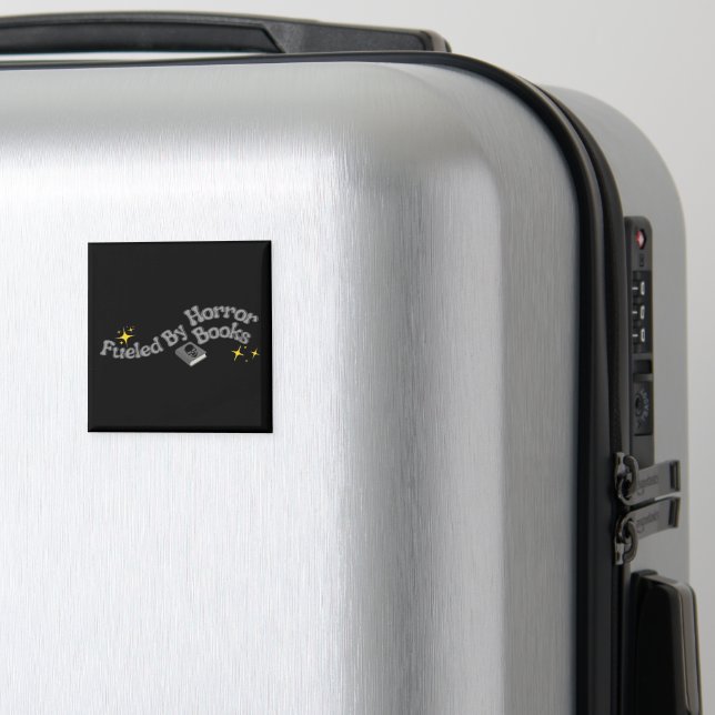 Fuelled By Horror Books Magnet (In Situ (Luggage))