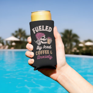 Fuelled By Iced Coffee And Anxiety Seltzer Can Cooler