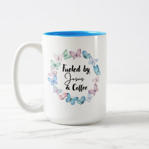 Fuelled by Jesus & Coffee LARGE mug