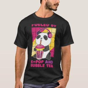 Fuelled by K Pop and Bubble Tea Korean Heart Love T-Shirt