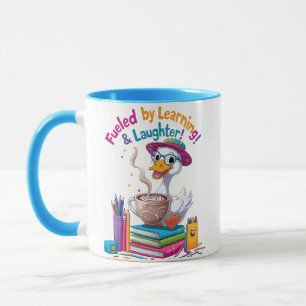 Fuelled by Learning Goose Mug – Back to School Fun