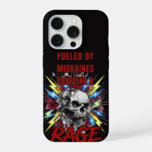 Fuelled by Migraines Pure Liquid Rage Skull