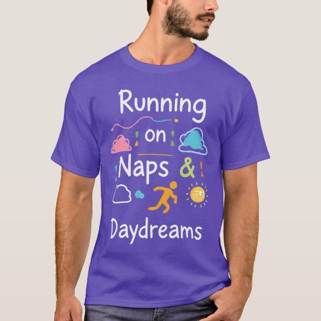 Fuelled By Naps, Powered By Dreams - Cosy Aestheti T-Shirt (Front)