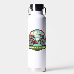 Fuelled By Pizza Bike Water Bottle