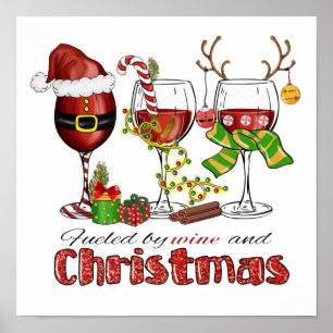 Fuelled by Wine and Christmas Poster