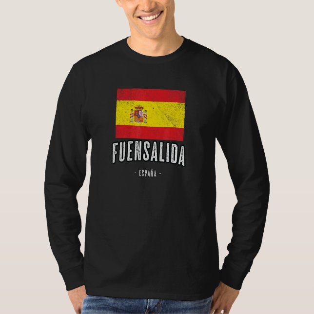 Fuensalida Spain Es Flag City - Bandera Ropa - T-Shirt (Front)
