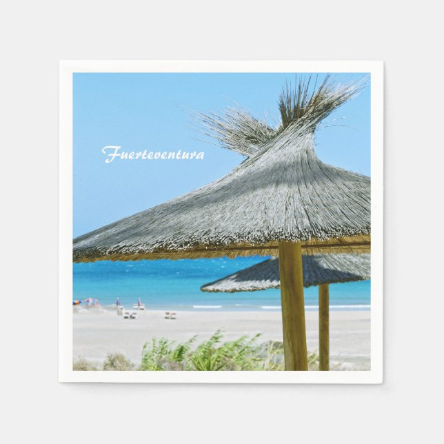 Fuerteventura Cork Coaster Napkin (Front)
