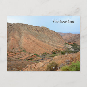 Fuerteventura mountains postcard
