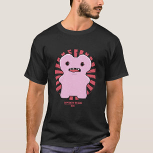 Fuggler Gaptooth McGoo Lilac Retro Japanese Text T-Shirt